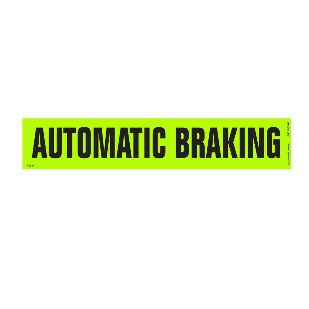 Automatic Braking Chartreuse - Auto Visuals
