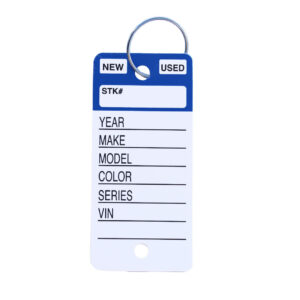 Colour Stripe Key Tags