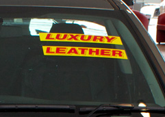 Car Dealer Signs | Windscreen Signs | Car Dealership Supplies