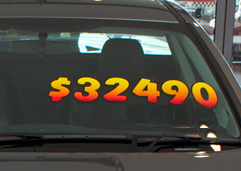 Tequila Sunrise Die Cut Numbers